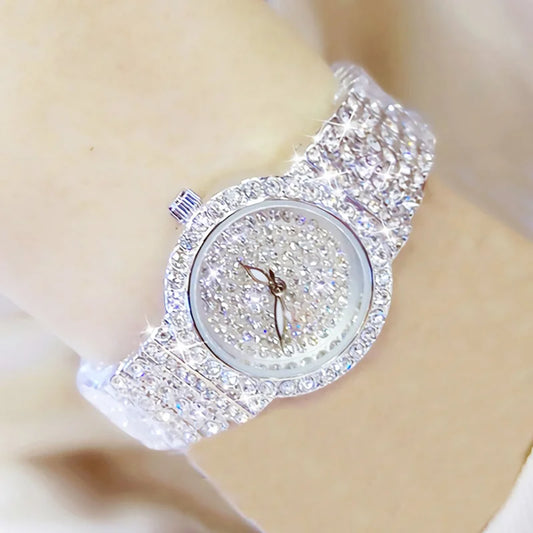 Luxury Women's Rose Gold Wristwatch - Diamond Small Watch for Elegant Ladies™