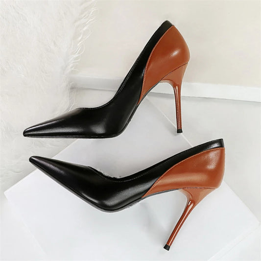 BIGTREE Pointed Toe Thin Heel Pumps – Elegant Women's Fashion Shoes™