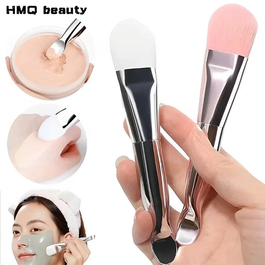 Professional Dual-Ended Face Mask Brush – Skincare & Beauty Tool™