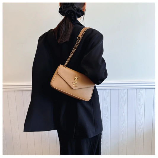 Autumn Envelope Chain Bag – Trendy Textured Shoulder Bag™