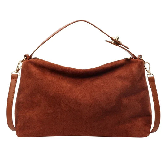 2025 Classic Suede Crossbody & Shoulder Bag – Elegant & Versatile Handbag for Women™