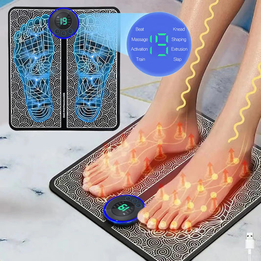Electric Foot Massager Pad – Muscle Relaxation & Fitness Recovery Trainer for Home & Sport™