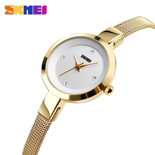 SKMEI 1390 Elegant Sport Women's Watch – Luxury Waterproof Quartz Bracelet Timepiece™