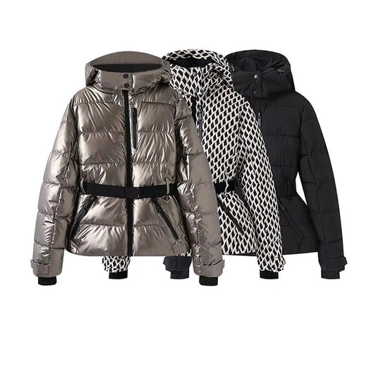 Winter Women's Cotton Padded Parka – Stylish, Versatile, and Warm Hooded Jacket with Waist Design™
