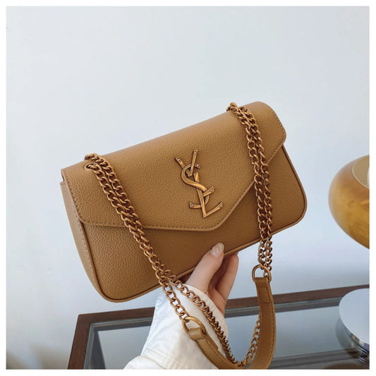 Autumn Envelope Chain Bag – Trendy Textured Shoulder Bag™