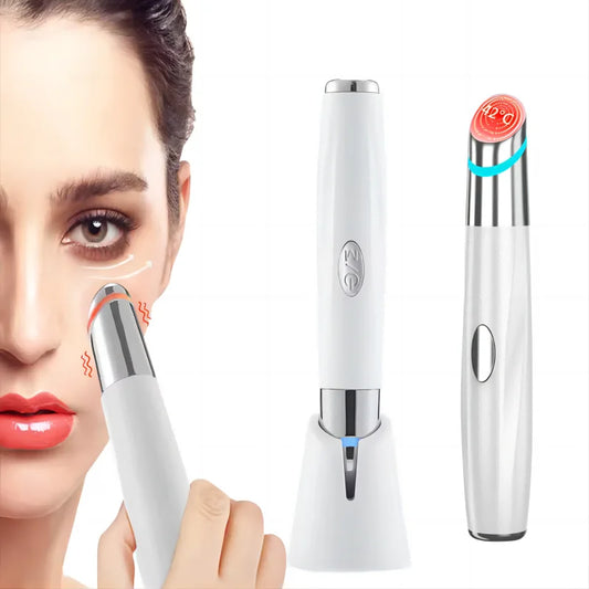 5-in-1 LED Eye Massager – Red Light Therapy for Dark Circles & Puffiness™