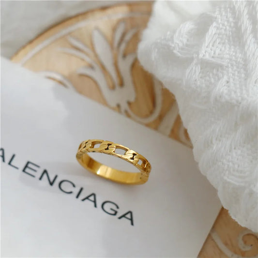 French Twisted Ring 18K Gold Plated™