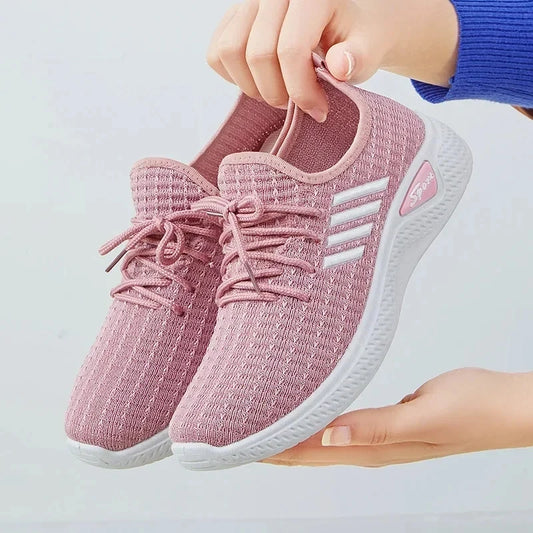 Trendy Women’s Mesh Sneakers – Lightweight, Breathable & Stylish Sporty Comfort™