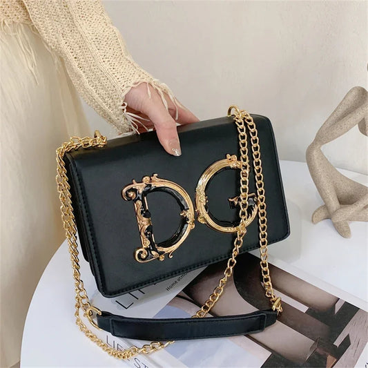 Chic Square Flip: Women's PU Leather Crossbody Shoulder Bag™