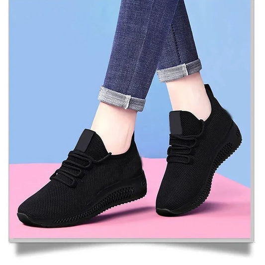 Women’s Fashion Breathable Thick-Soled Sneakers – Casual Spring & Autumn Shoes™
