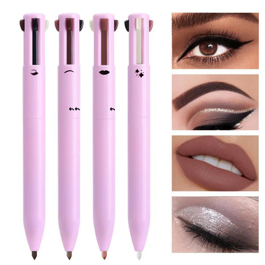 4-in-1 Multi-Use Makeup Pencil Set – Lip, Eye & Brow™