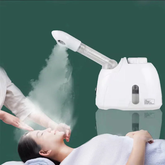 Ozone Facial Steamer – Warm Mist Humidifier for Deep Skin Cleansing, Home Spa, and Salon Use™