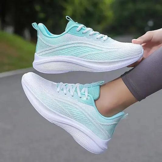 Trendy Women's Summer Sneakers – Fashion Mesh Breathable Shoes for Running, Tennis & Everyday Style™