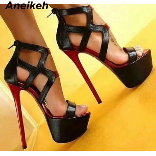 Aneikeh 2025 Women's Gladiator High Heel Sandals™