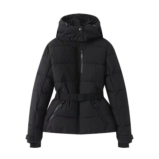 Winter Women's Cotton Padded Parka – Stylish, Versatile, and Warm Hooded Jacket with Waist Design™