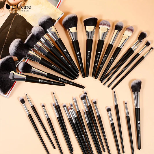 DUcare Professional 10–32PCS Makeup Brush Set – Complete Beauty Tool Kit™