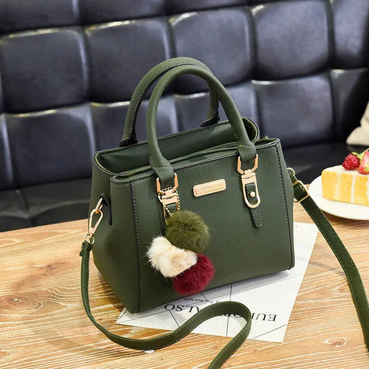 YOGODLNS Elegant Beaded Shoulder & Messenger Bag – High-Quality Fashion Handbag with Pendant Charm™