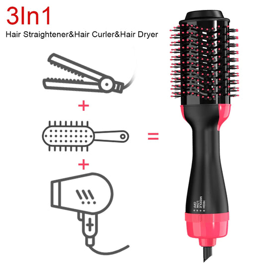 LISAPRO 3-in-1 Hot Air Brush & Professional Hair Styler™