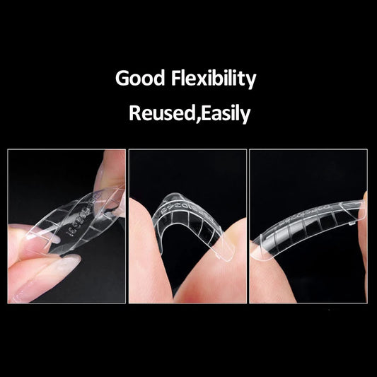 Dual Plastic Nail Forms – Professional Gel & Acrylic Extension Molds™