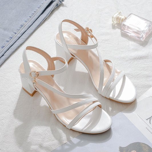 Chic Skirt Design Heeled Sandals – 2025 Petite Fashion Must-Have™