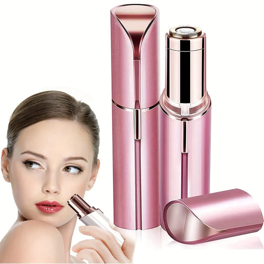 Lipstick-Style Electric Hair Remover – Painless & Portable Facial Shaver™