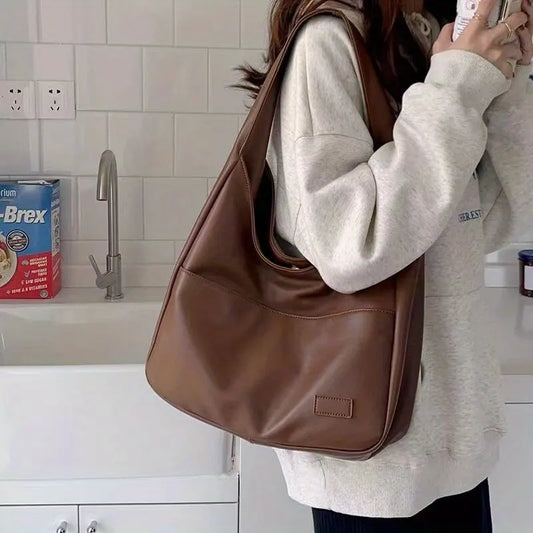 Women's PU Leather Hobo Bag – Stylish & Large-Capacity Shoulder Handbag™