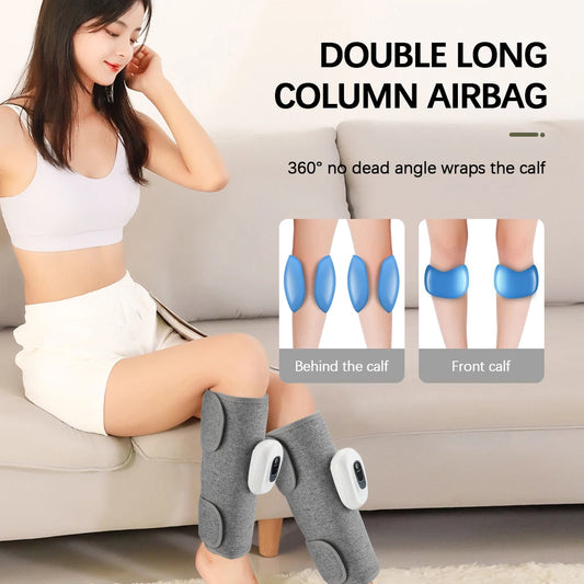 360° Wireless Air Compression Calf Massager – Electric Leg Relaxer with 3 Modes™