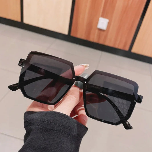 Vintage Oversized Polygon Sunglasses – Unisex Retro Eyewear™