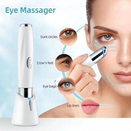 5-in-1 LED Eye Massager – Red Light Therapy for Dark Circles & Puffiness™