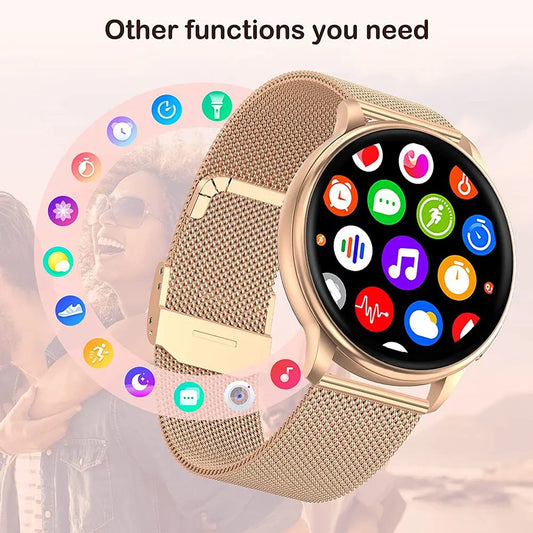 MEVADEN Y22 Women’s Smartwatch – Elegant Bluetooth Call Watch with Custom Dial & Health Tracking™