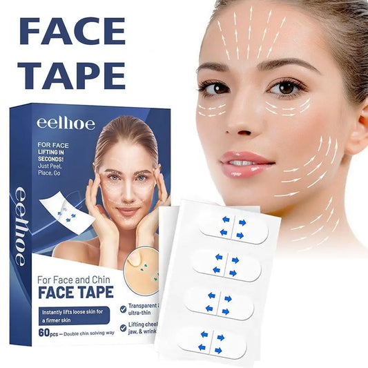 V-Shape Invisible Face Lift Tape – Instant Lift & Contour Stickers™