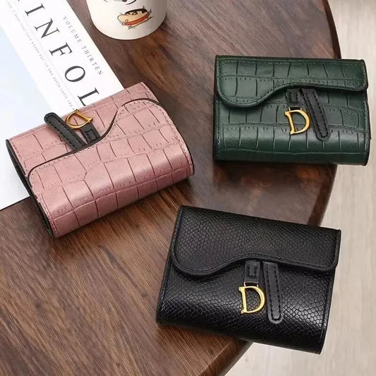 Women's Luxury Mini PU Card Holder Wallet – Multi-Functional Short Clutch™