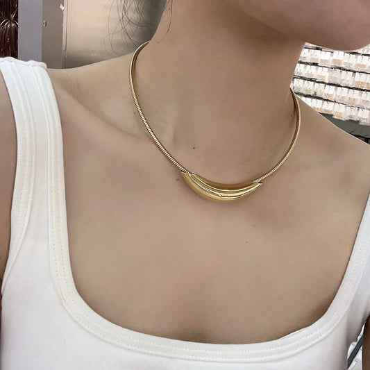 Titanium Steel Pendant Chain Necklace™