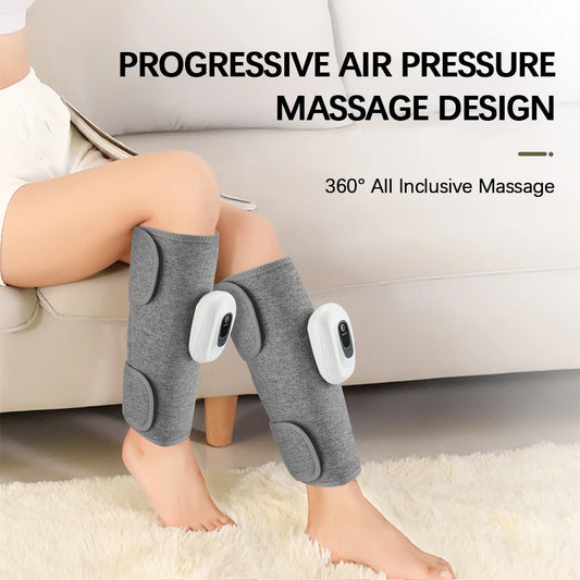360° Wireless Air Compression Calf Massager – Electric Leg Relaxer with 3 Modes™