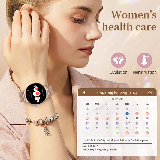 LIGE 2025 Ultra-Thin Women’s Smartwatch – AMOLED Display & BT Call™