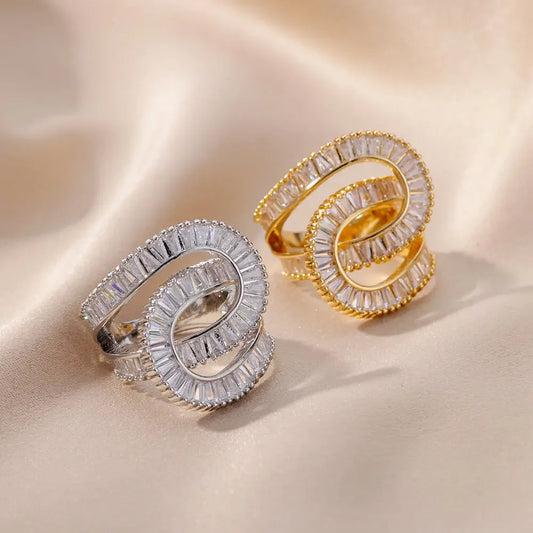 Women's Luxury Zircon Ring – Stainless Steel Cubic Zirconia Jewelry™