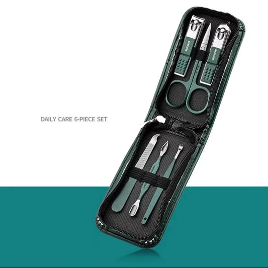 Professional 6-in-1 Nail Clippers & Manicure Set – Portable Grooming Kit™