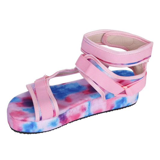 Women's Platform Sandals – Open Toe Flat Beach Shoes with Ankle Strap™