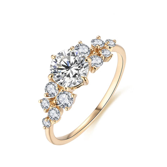 Attagems Handmade 10K 14K Yellow Gold Moissanite Rings – Unisex Luxury Jewelry™
