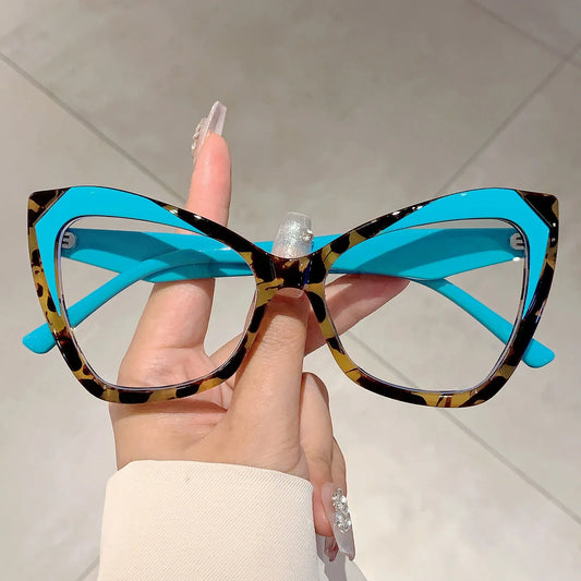 Vintage TR90 Blue Light Blocking Butterfly Glasses – Luxury Designer Optical Frame™