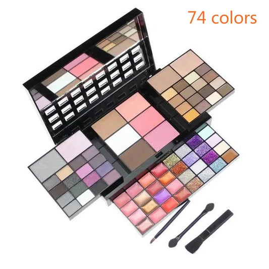 Waterproof Glitter Eyeshadow Palette – Matte & Shimmer (40/74/78 Colors)™