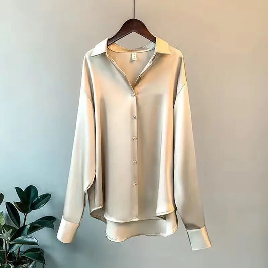 Elegant Knitted Cardigan – Women's Long Sleeve Lapel Sweater Blouse™
