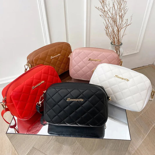 Tassel Quilted Chain Crossbody Bag – Elegant Women's Shoulder Messenger Purse™