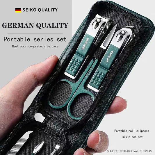 Professional 6-in-1 Nail Clippers & Manicure Set – Portable Grooming Kit™