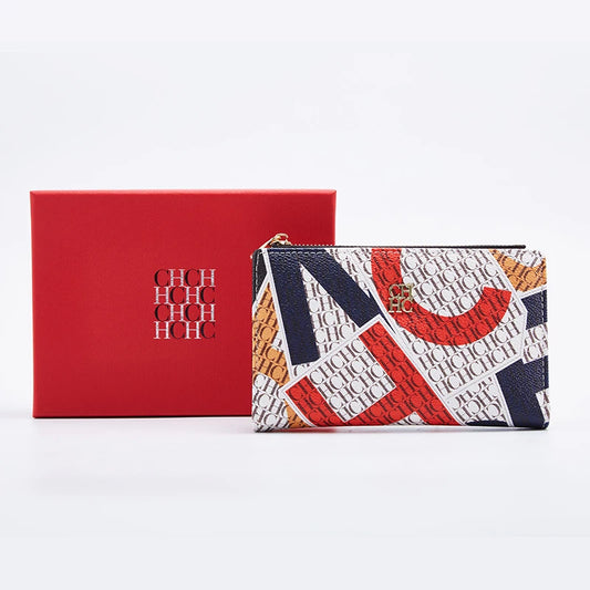 CHCH Women's Cartoon Print Long Wallet – Retro PVC Clutch™