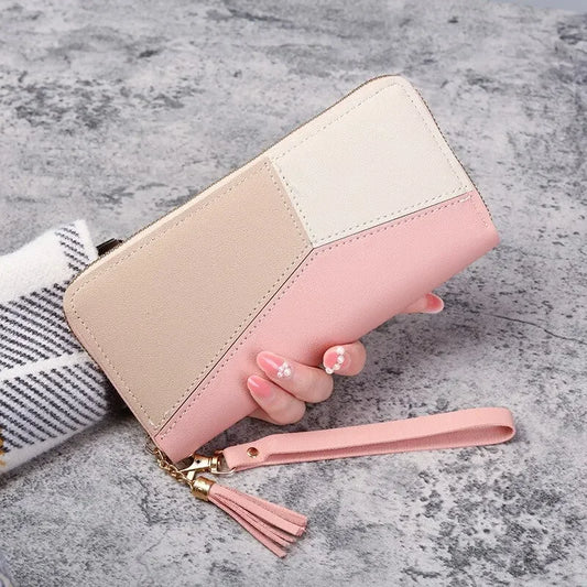 Women's PU Leather Zipper Wallet – Long Card Holder & Coin Purse™