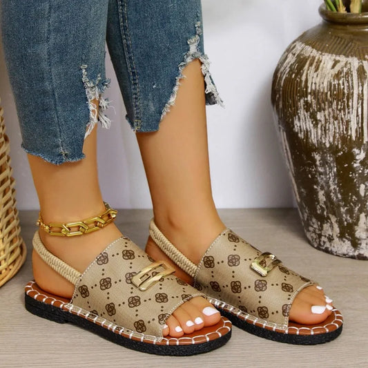 Chic Summer Flat Sandals for Women – Beach-Ready & Fashion-Forward™