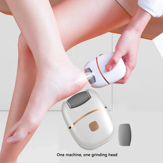 Rechargeable Electric Foot Grinder – Callus Remover with 2 Grinding Heads™