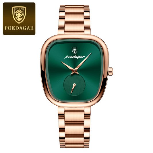 POEDAGAR Luxury Women's Watch – Waterproof Stainless Steel Quartz Elegant Ladies Timepiece™