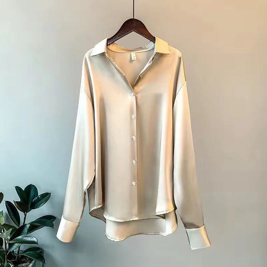 Elegant Knitted Cardigan – Women's Long Sleeve Lapel Sweater Blouse™